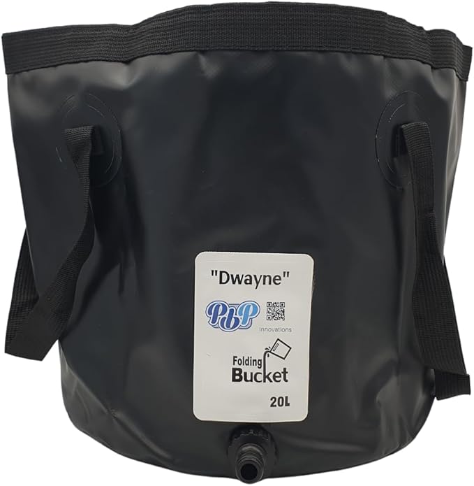 PBP 'Dwayne' Folding Bucket [20L with Quick Hose Connector]