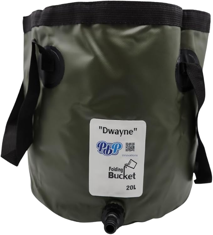 PBP 'Dwayne' Folding Bucket [20L with Quick Hose Connector]