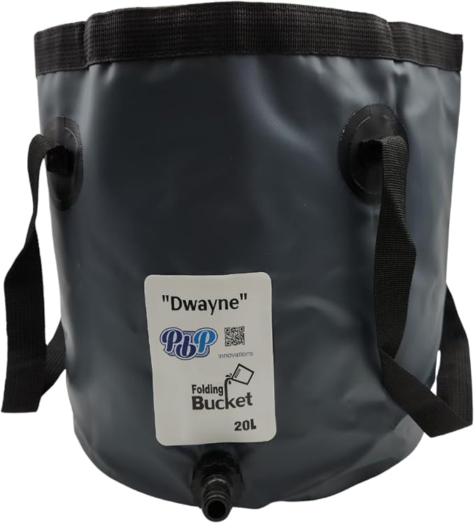 PBP 'Dwayne' Folding Bucket [20L with Quick Hose Connector]