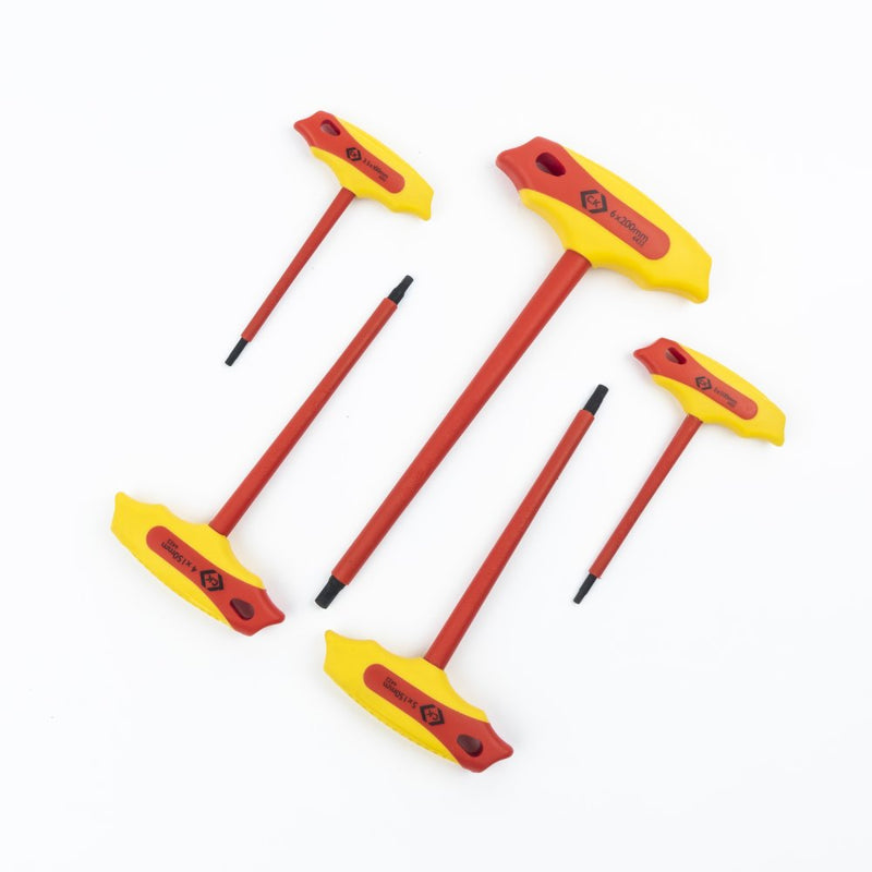 C.K Insulated T Handle Hex Key Set