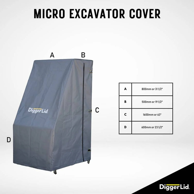DiggerLid Micro Excavator Cover