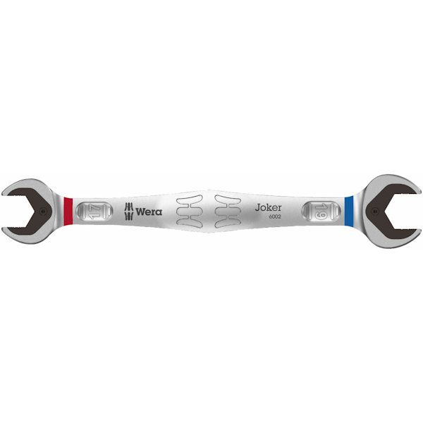 Wera Tools 05003765001 Joker Double Open-End Spanner, 17/19 mm