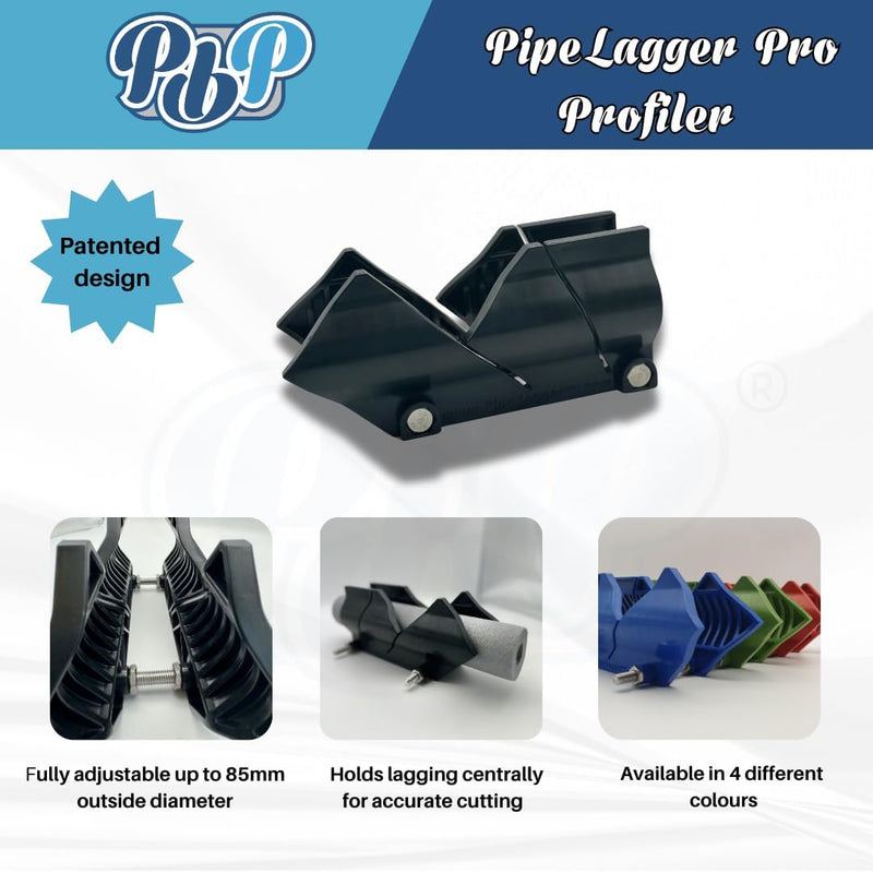 PBP PipeLagger Pro Pipe Insulation Mitre Tool 33 - 85mm - Tool Monster
