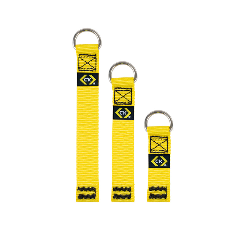D-Ring Tether 3 Pack - 100mm, 150mm, 200mm