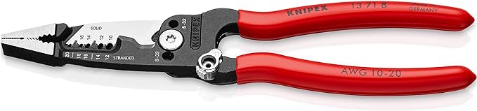 KNIPEX 13 71 8 Forged Wire Stripper, 8-Inch