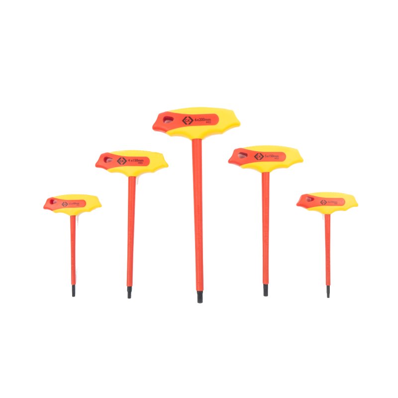 C.K Insulated T Handle Hex Key Set