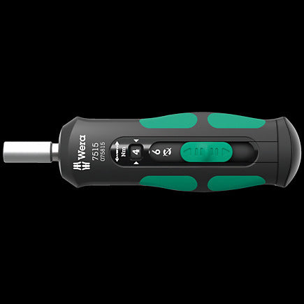Wera Tools 05075815001 7515 Kraftform Safe-Torque Speed Torque screwdriver, 2-6 Nm