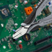 Knipex 77 02 130 ESD Electronics Diagonal Cutters ESD with multi - component grips 130 mm - Tool Monster