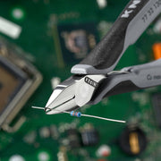 Knipex 77 32 130 ESD Electronics Diagonal Cutters ESD with multi - component grips 130 mm - Tool Monster