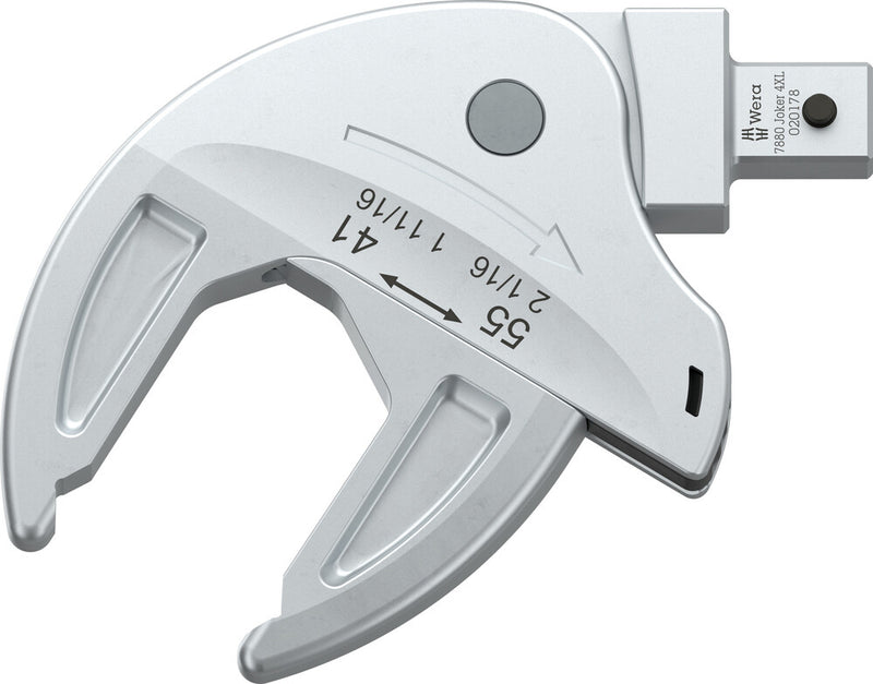 Wera 7880 Joker 4XL Self-setting insert spanner for wrench sizes 41-55 mm, 14x18 mm, 14x18 x 41-55 x 1 11/16-2 1/16" x 151 mm - 05020178001