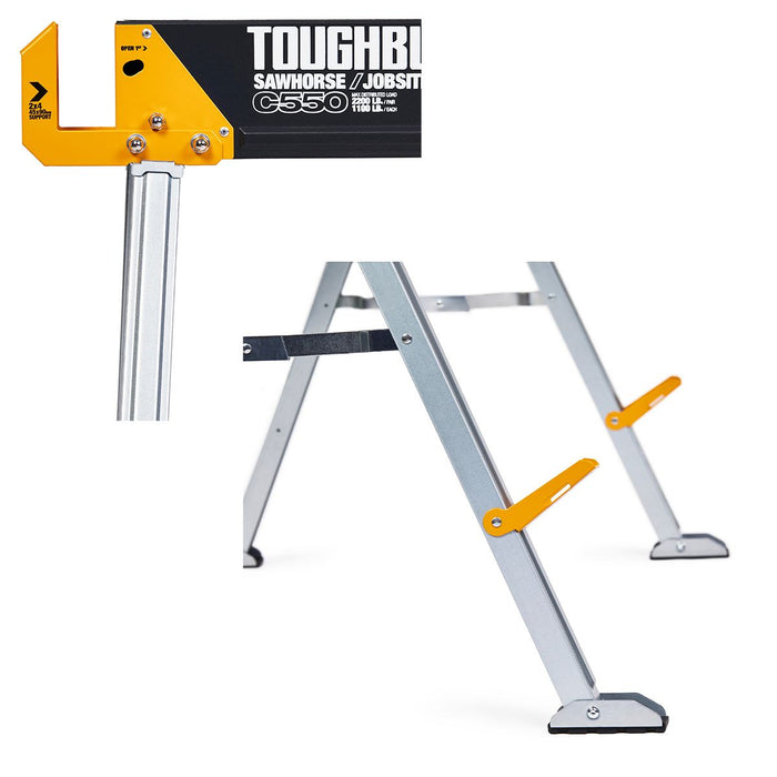 ToughBuilt C550 Sawhorse/Jobsite Table TB-C550 (Twin Pack)