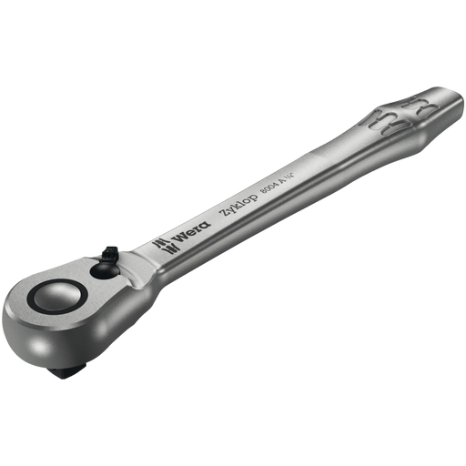 Wera 8004 A Zyklop Metal Ratchet with switch lever and 1/4" drive - Tool Monster