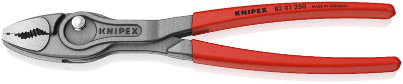 Knipex 82 01 250 TwinGrip Slip Joint Pliers 250mm - Tool Monster