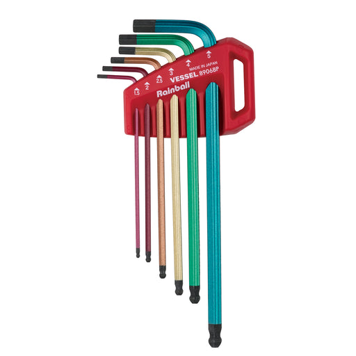 Vessel 'Rainball' L - wrench 6 - pc set No.8906BP - Tool Monster