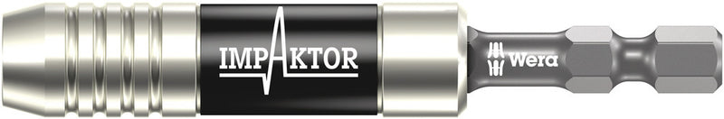 Wera 897/4 IMP Impaktor holder with retaining ring and magnet, 1/4" x 75 mm (05057675001)