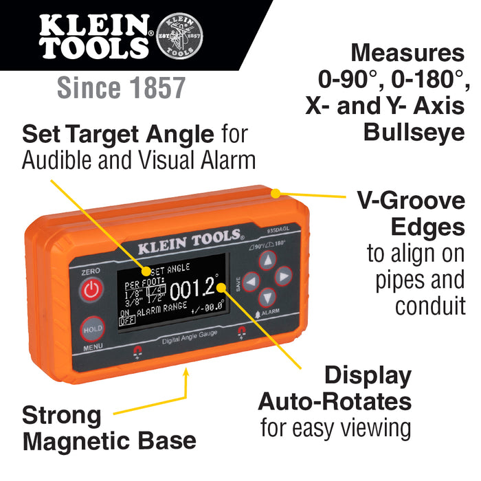 Klein Tools Digital Level with Programmable Angles