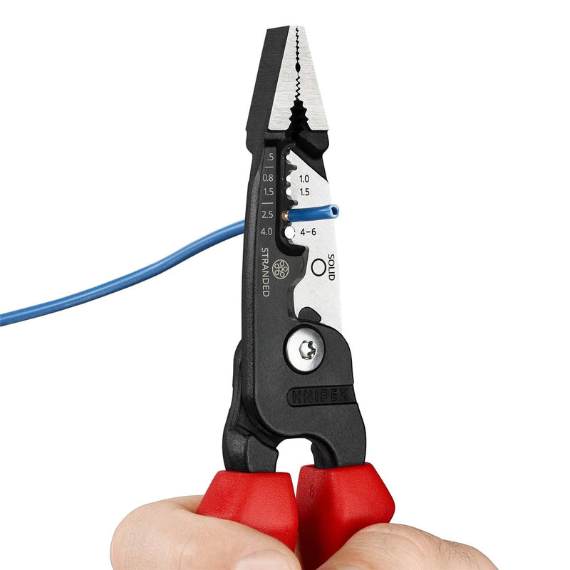 Knipex 13 72 200 ME Metric Wire Stripper With Multi - Component Grips 200mm - Tool Monster