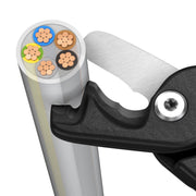 KNIPEX 95 11 225 SB StepCut® XL Cable shears with step cut (comes attached to hang tag) - Tool Monster