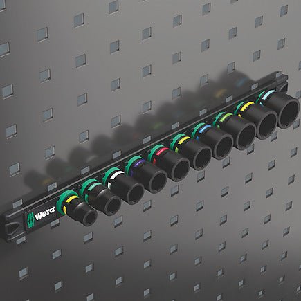 Wera 9607 Magnetic rail B Impaktor 1, 10 pieces - Tool Monster