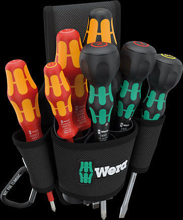 Wera Tools 05136033001 9621 Belt holster Set 2, 8 pieces
