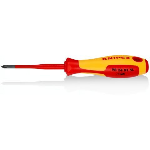 KNIPEX Screwdriver (Slim) for cross-recessed screws Phillips® - 98 24 01 SL