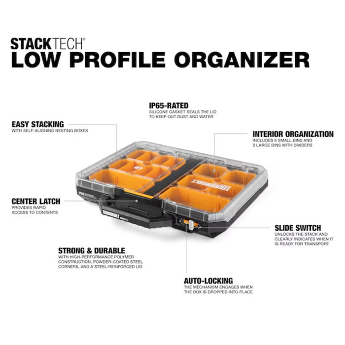 ToughBuilt StackTech Low Profile Organiser TB-B1-O-10