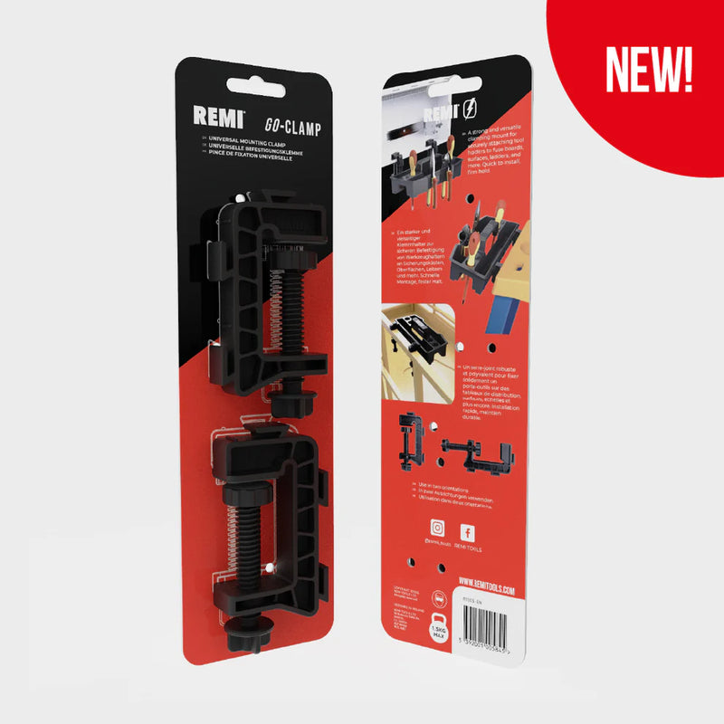 Remi Tools GO Clamp Universal Mounting Clamp 2 Pack