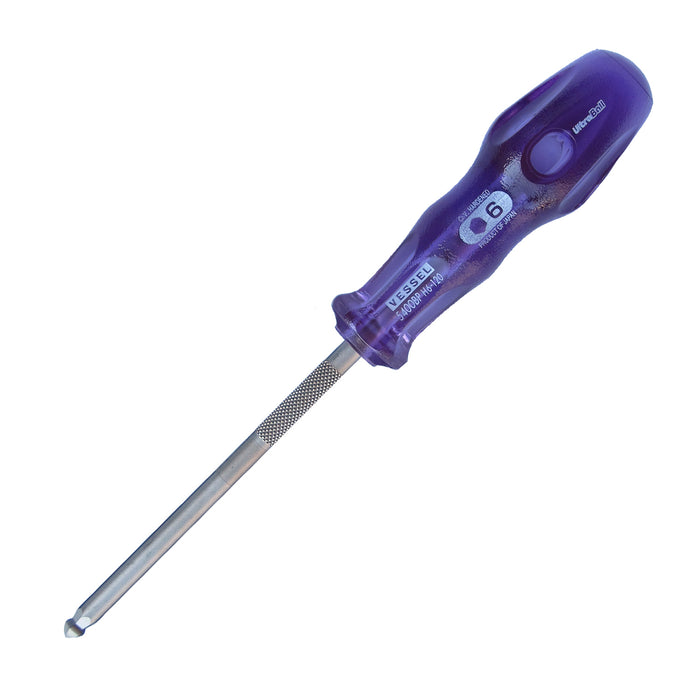 Vessel Power Grip UltraBall Screwdriver No.B-5400BP(H6 x 120)