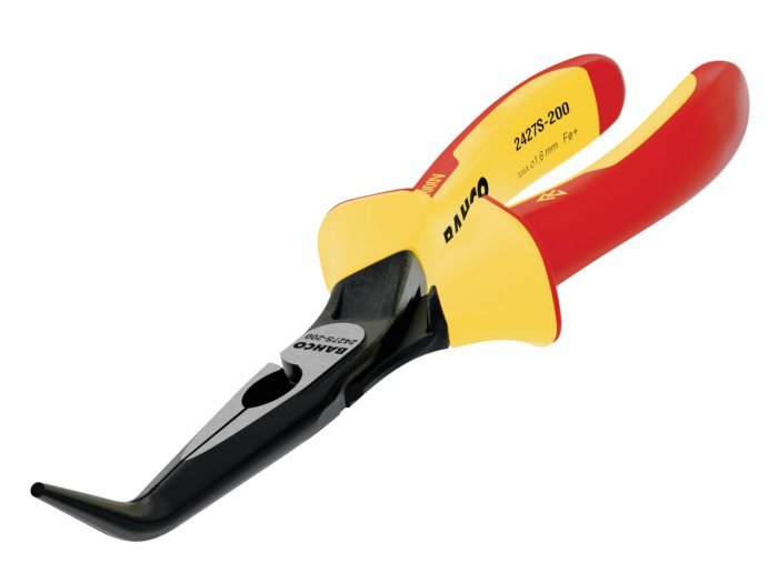 BAHCO INSULATED LONG NOSE PLIERS 200MM - Tool Monster