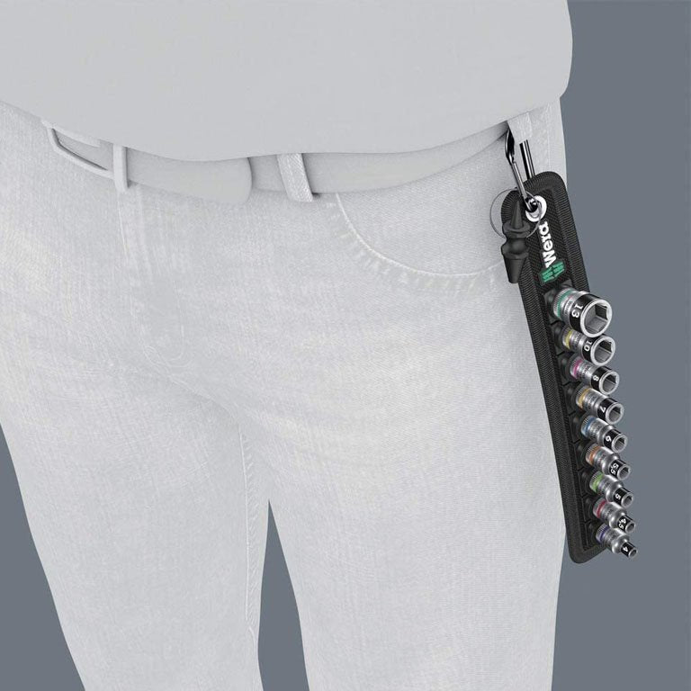 Wera Belt 2, 8740 A HF, Torx 8 Piece Zyklop Bit Set With Holding Function, 1/4" Drive - Tool Monster