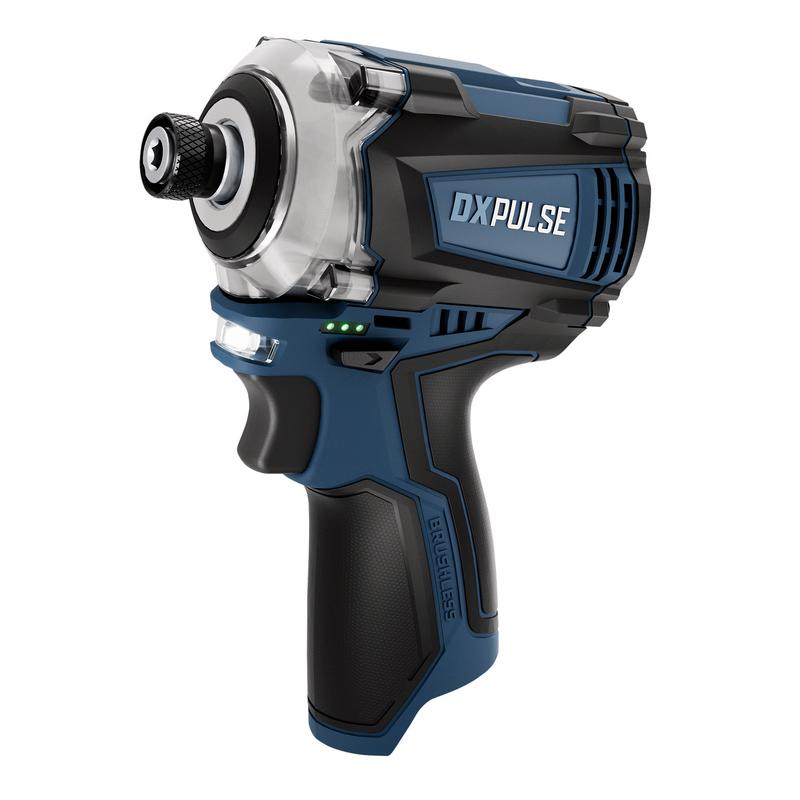 DXPULSE 12V BRUSHLESS IMPACT DRIVER, 1/4" SQ. DR. (SOLD BARE)