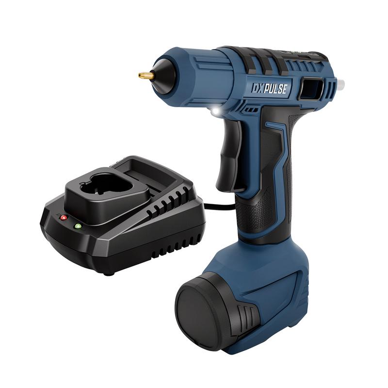 DXPULSE 12V GLUE GUN KIT, 1 X 2.0AH BATTERY, 1 X CHARGER