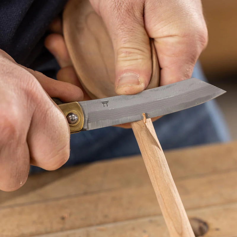 Damascus Higonokami Knife
