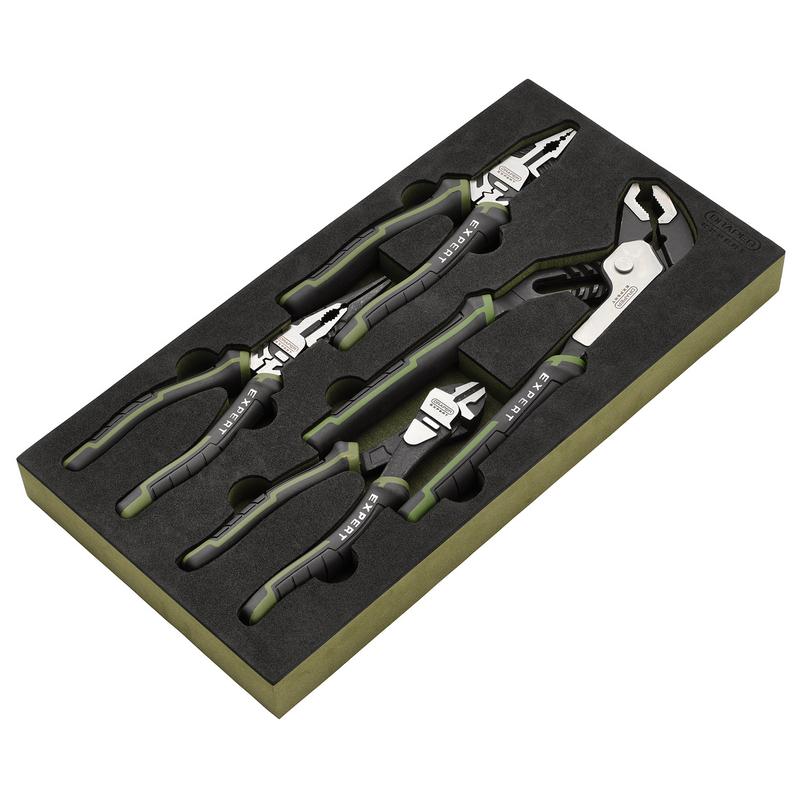 Draper Expert High Leverage Pliers Set with Water Pump Pliers (4 Piece)