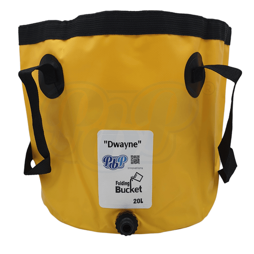PBP 'Dwayne' Folding Bucket [20L with Quick Hose Connector] - Tool Monster