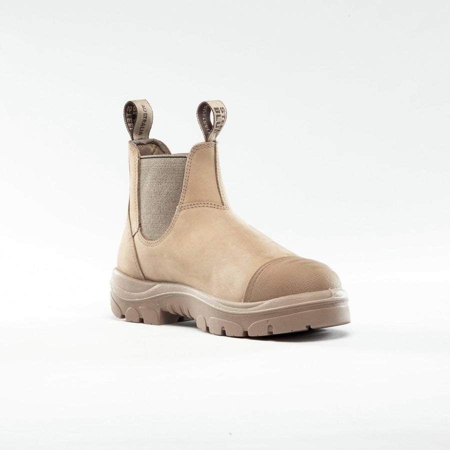 Steel Blue Hobart Slip On Scuff Boots Sand