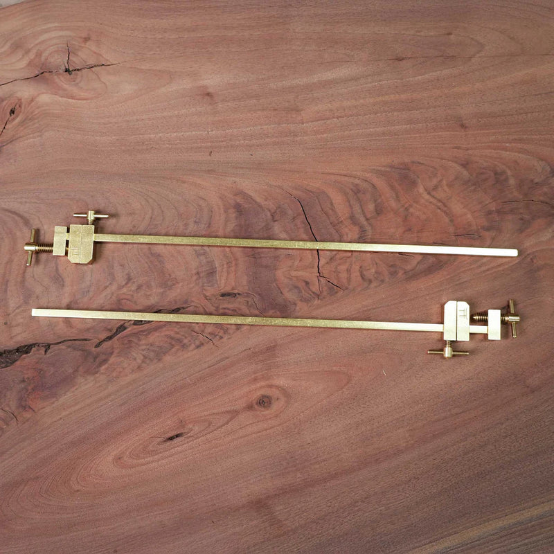 Japanese Brass Bar Clamps | Hatagane 300mm (2 Pieces)