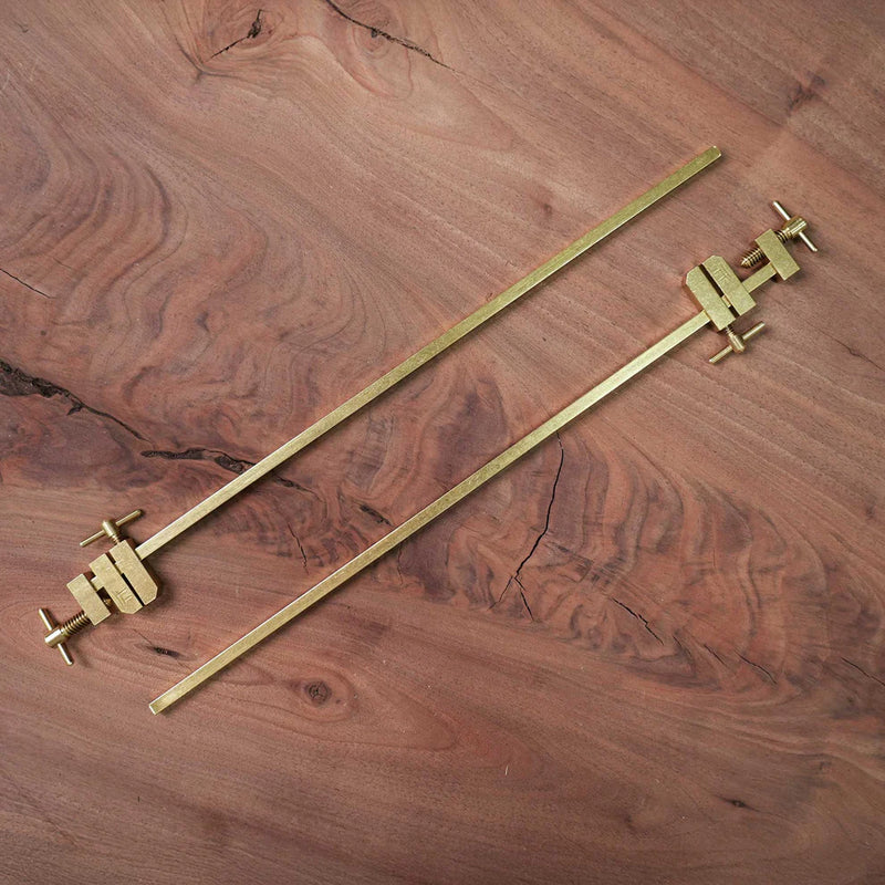 Japanese Brass Bar Clamps | Hatagane 300mm (2 Pieces)