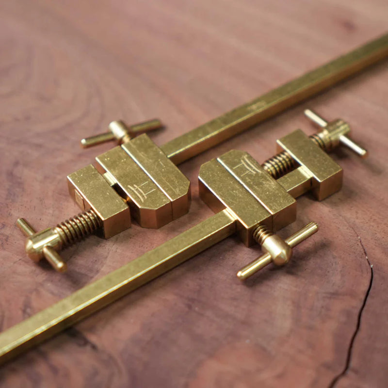 Japanese Brass Bar Clamps | Hatagane 300mm (2 Pieces)