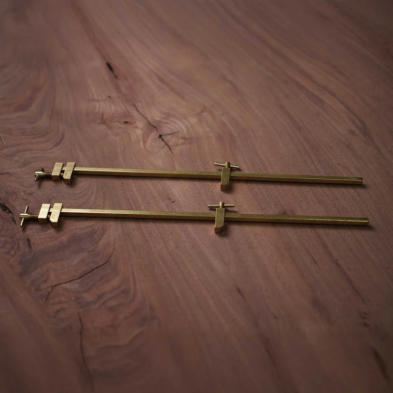 Japanese Brass Bar Clamps | Hatagane 300mm (2 Pieces)