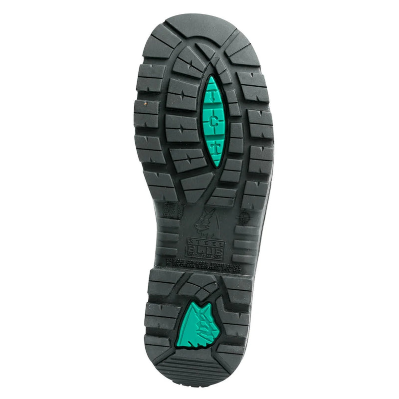 Steel Blue Southern Cross Scuff WP S7 Waterproof Safety Boots – Black