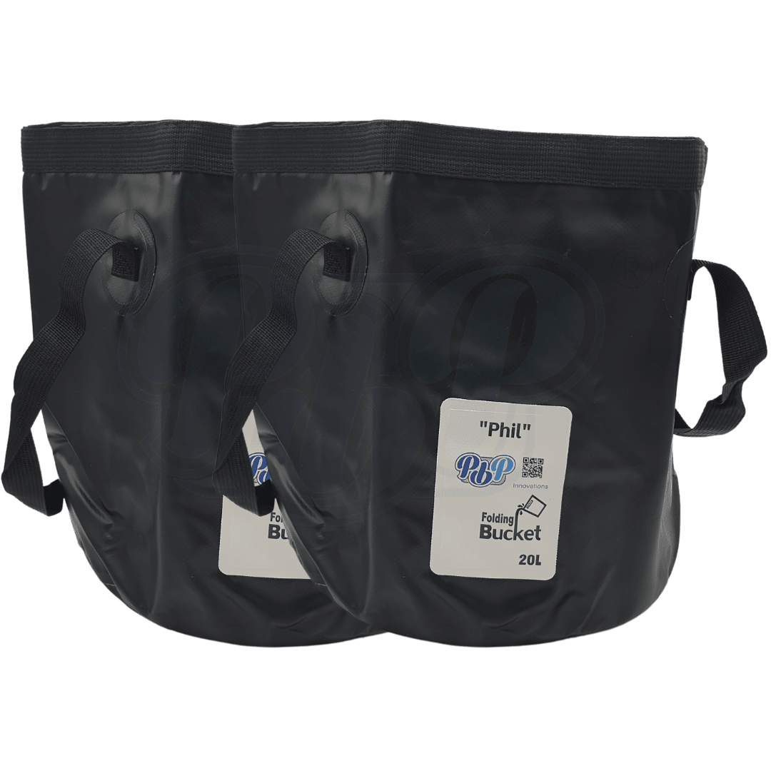 PBP 'Phil' Folding Bucket [20L Twin Pack] — Tool Monster