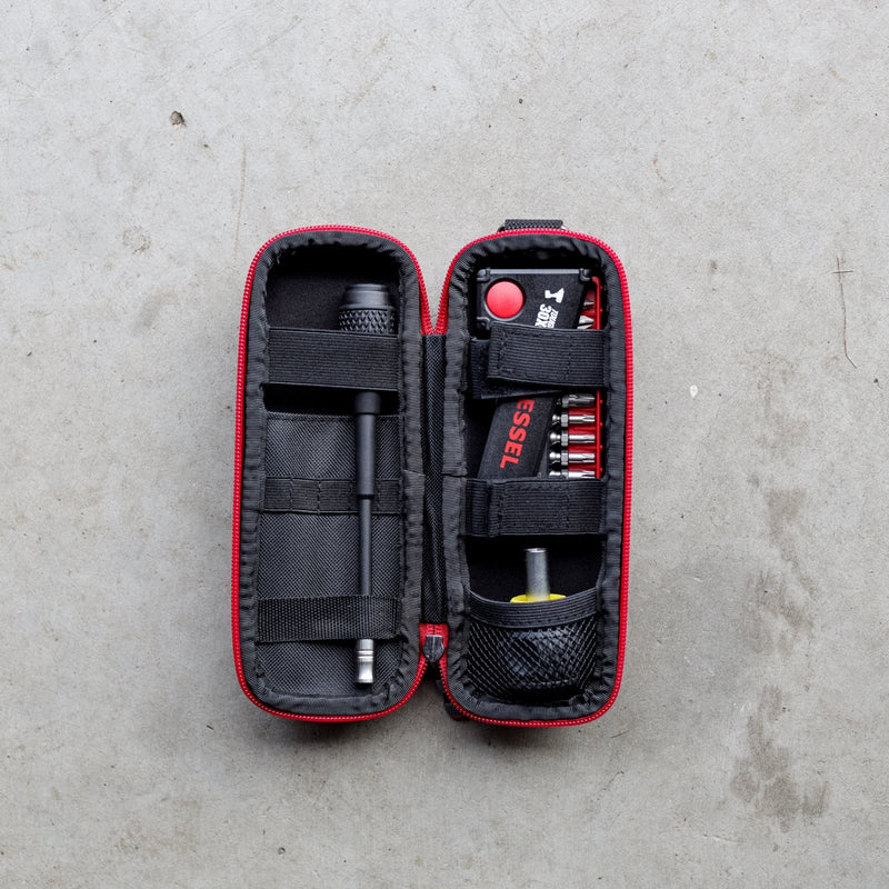 Vessel No.2200MBH Ratcheting Ball Grip Bit Holder with 11 piece bit set in case - Tool Monster