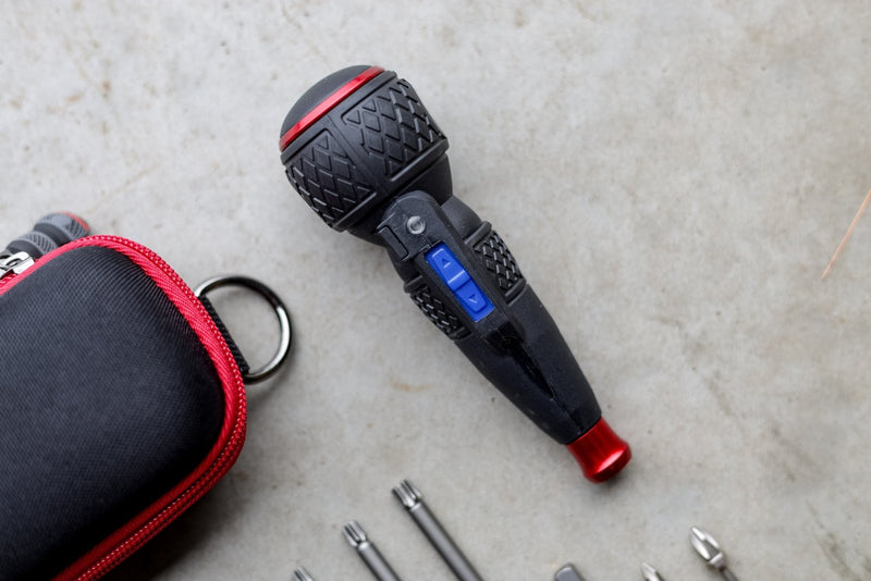 Vessel 220USB Rechargeable Ball Grip Screwdriver Kit – 14 - Piece Set with Case - Tool Monster