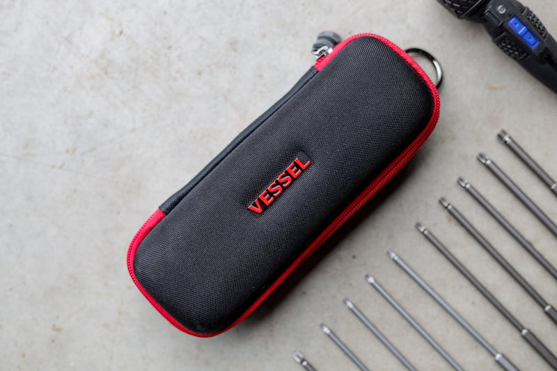 Vessel 220USB Rechargeable Ball Grip Screwdriver Kit – 14 - Piece Set with Case - Tool Monster
