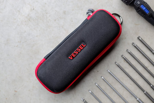 Vessel 220USB Rechargeable Ball Grip Screwdriver Kit – 14 - Piece Set with Case - Tool Monster