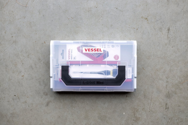 Vessel L - BOX Mini with No.2200 Ratcheting Ball Grip & 31 Piece Bit Set - Tool Monster