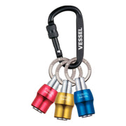 Vessel 3 - Piece Quick Catcher No.QB - K3C (Red,Blue,Yellow) - Tool Monster