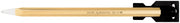 Pointed chisel DIY 350 mm, octagonal 18 mm, painted