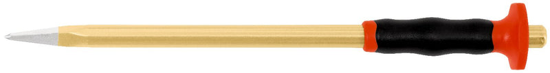 Electrician’s pointed chisel with handguard DIY 250 mm, octagonal 10 mm, painted